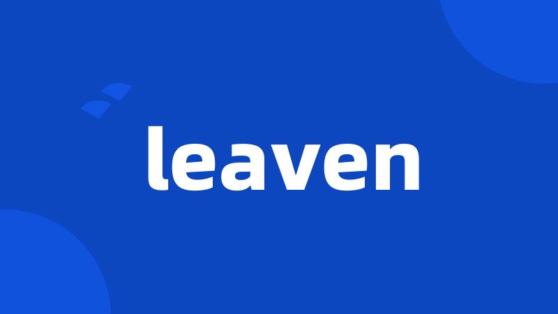 leaven