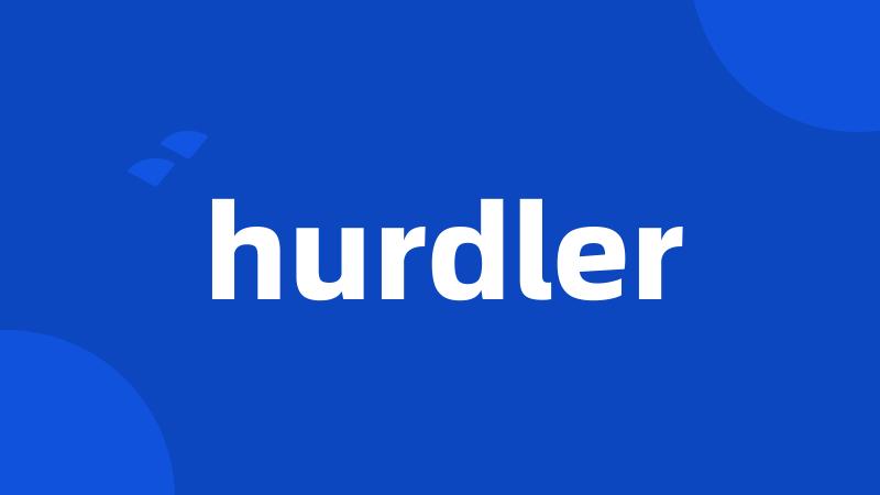 hurdler