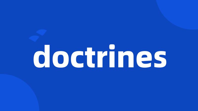 doctrines
