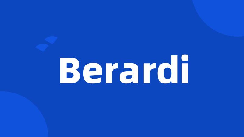 Berardi