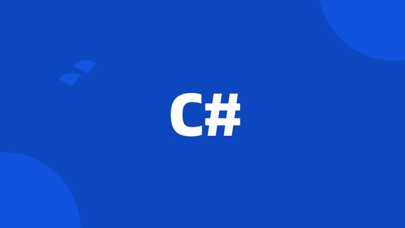 C#