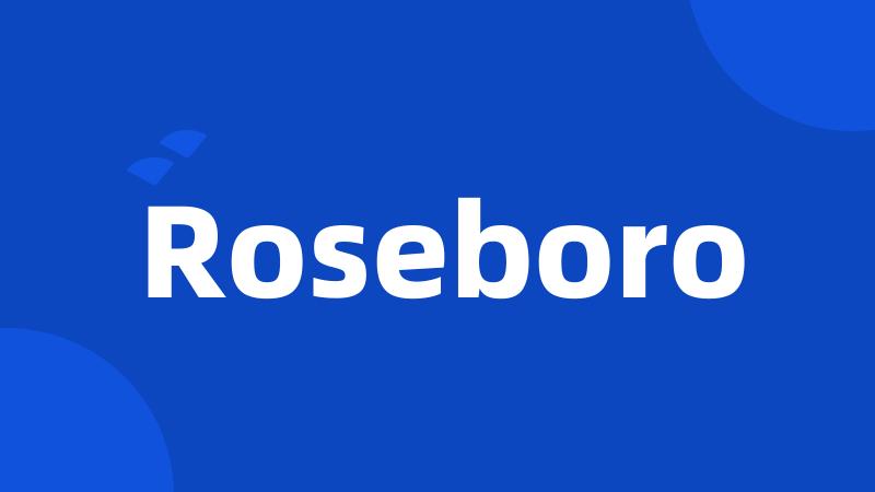 Roseboro