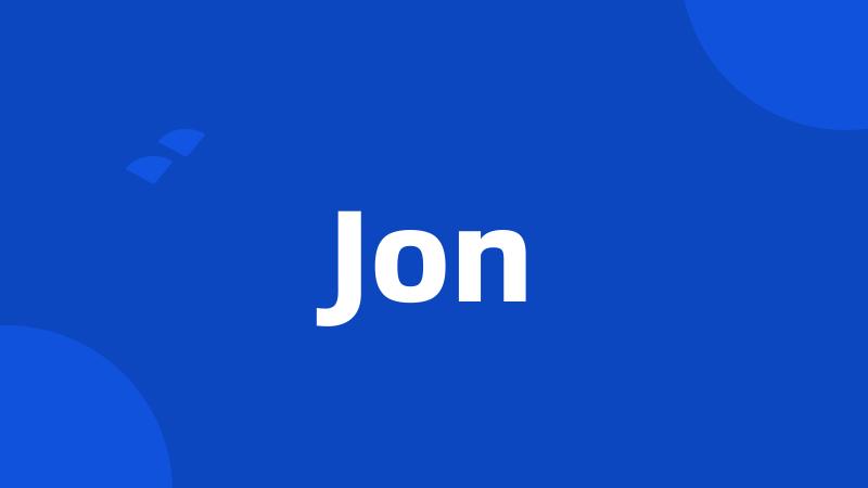 Jon