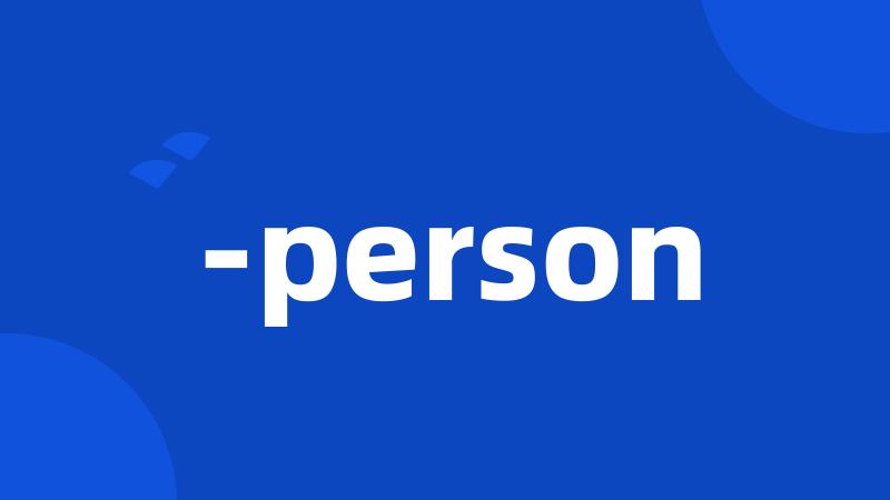 -person