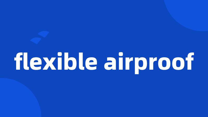 flexible airproof