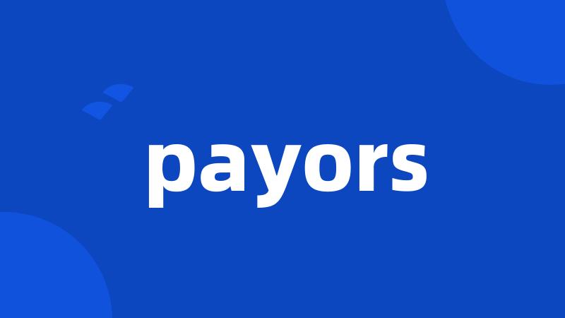payors