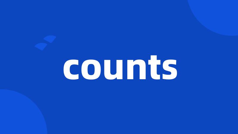 counts