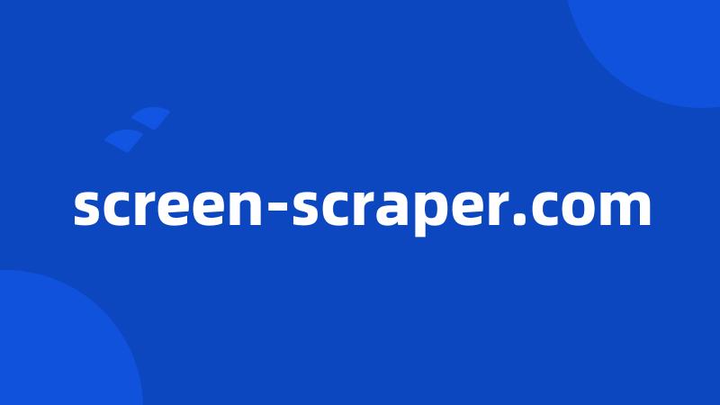 screen-scraper.com