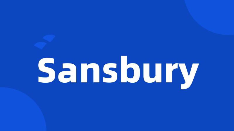 Sansbury
