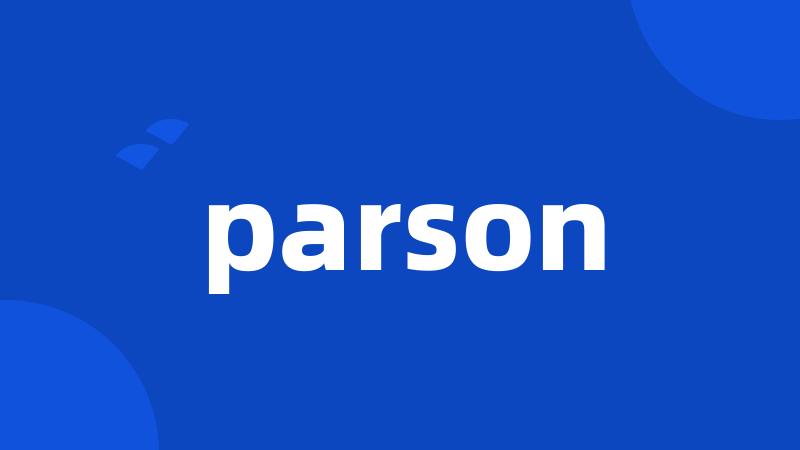 parson