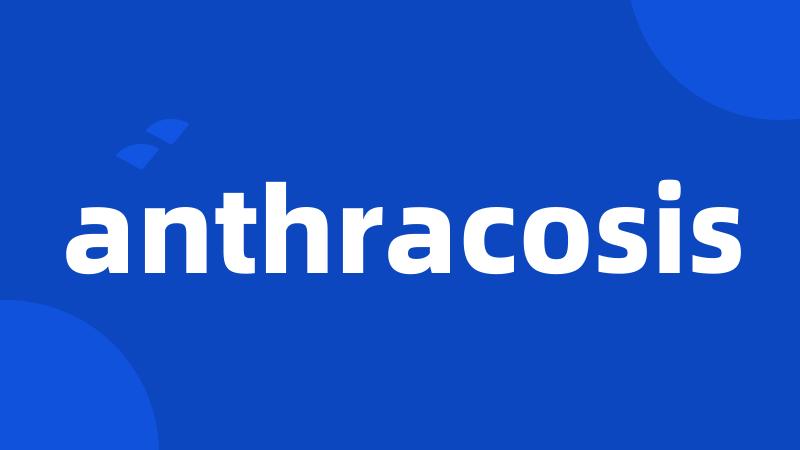 anthracosis