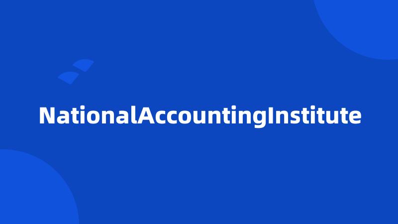 NationalAccountingInstitute