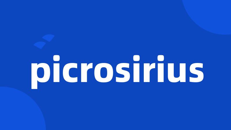 picrosirius