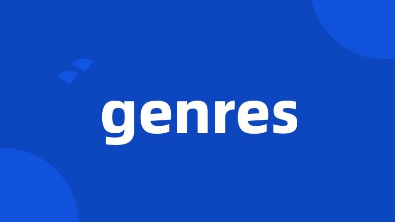 genres