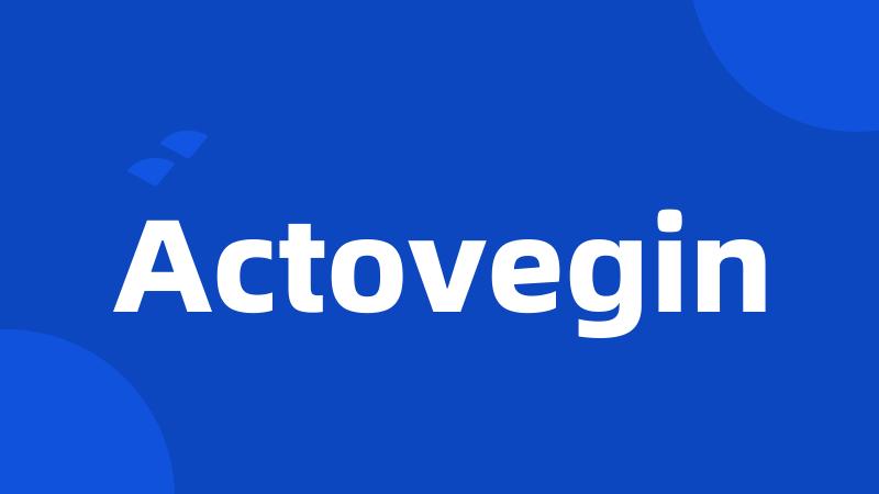 Actovegin