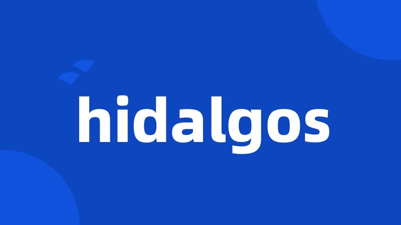 hidalgos