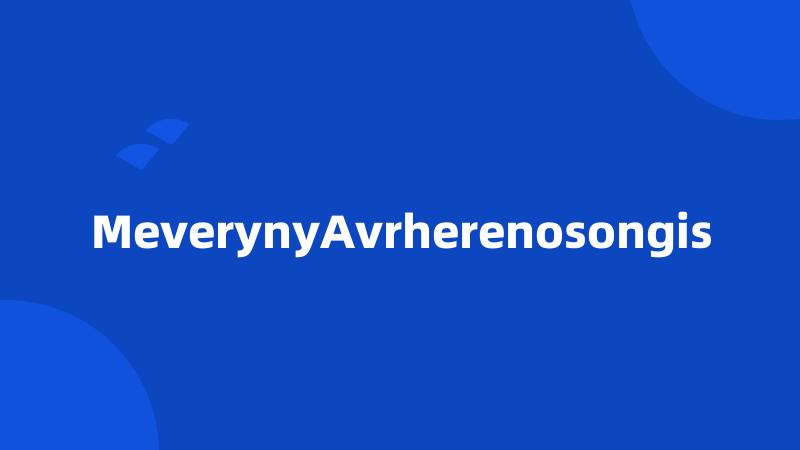 MeverynyAvrherenosongis