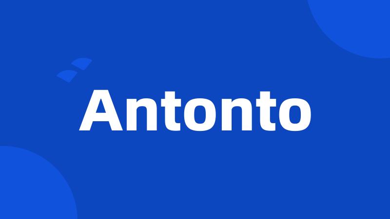 Antonto