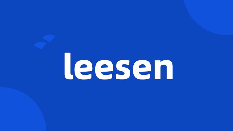 leesen