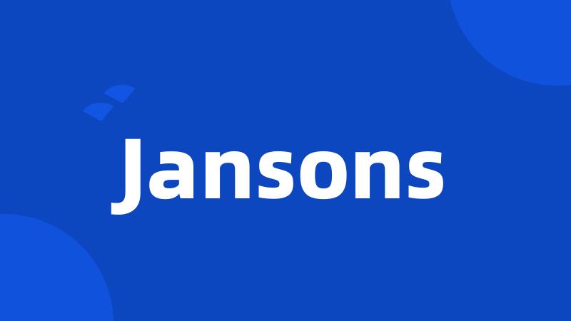 Jansons