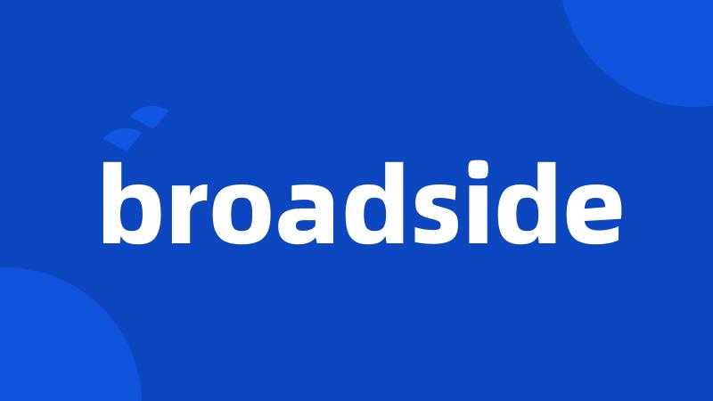 broadside