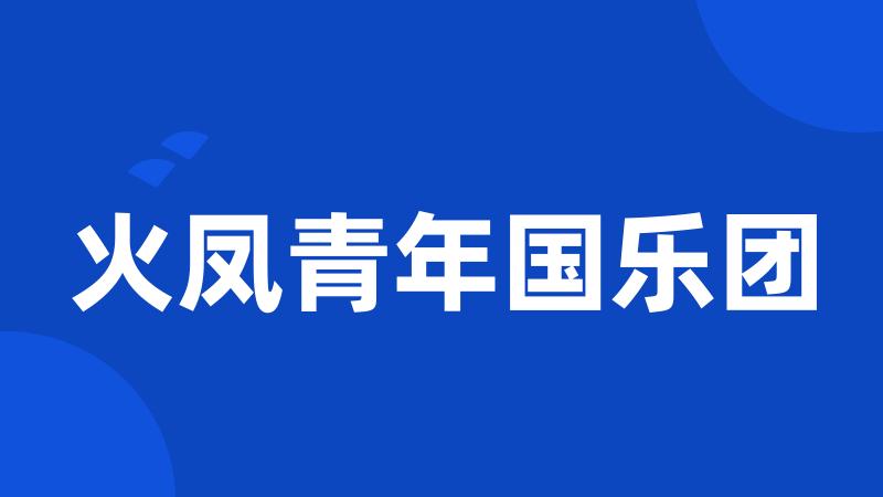 火凤青年国乐团