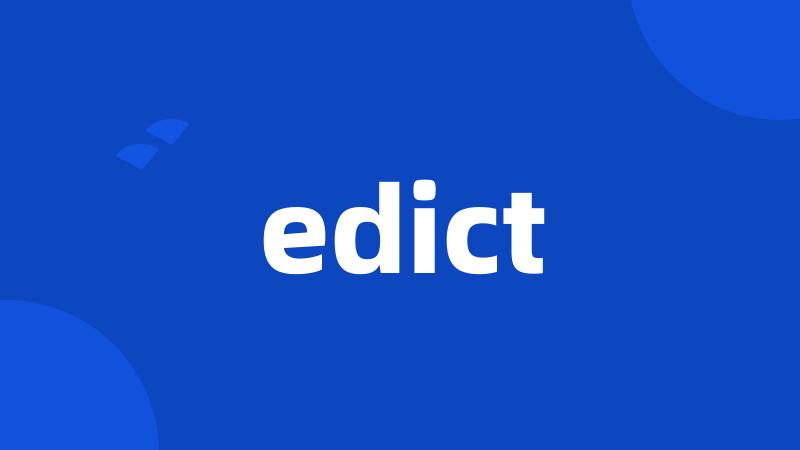 edict