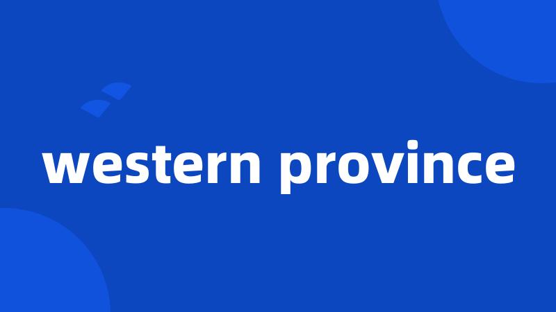 western province