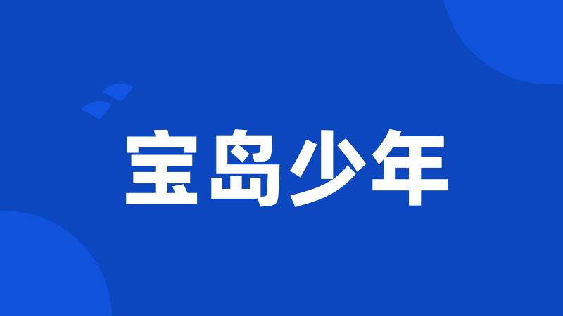 宝岛少年