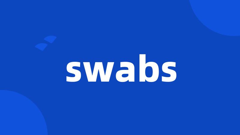 swabs