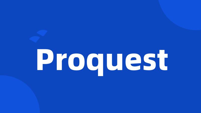 Proquest