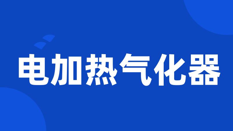 电加热气化器