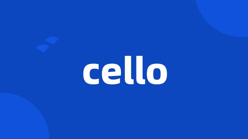 cello