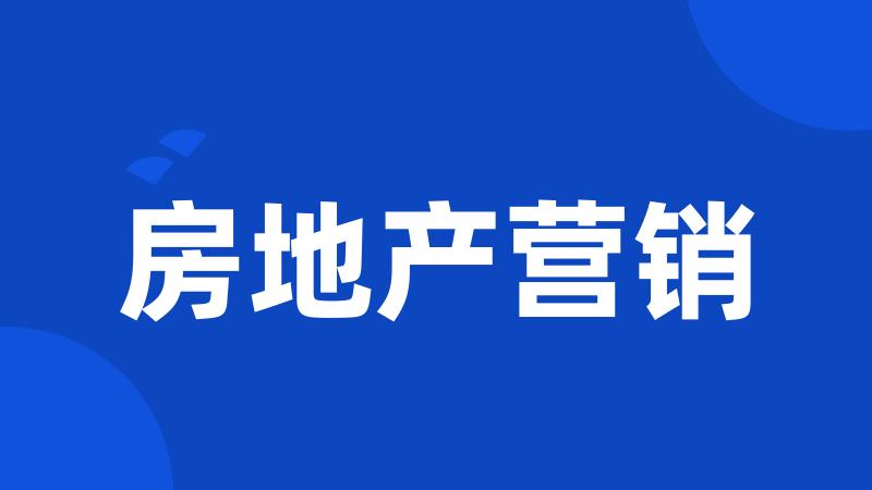 房地产营销